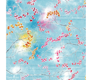 Bio Baumwolle Lillestoff - Frostige Beeren